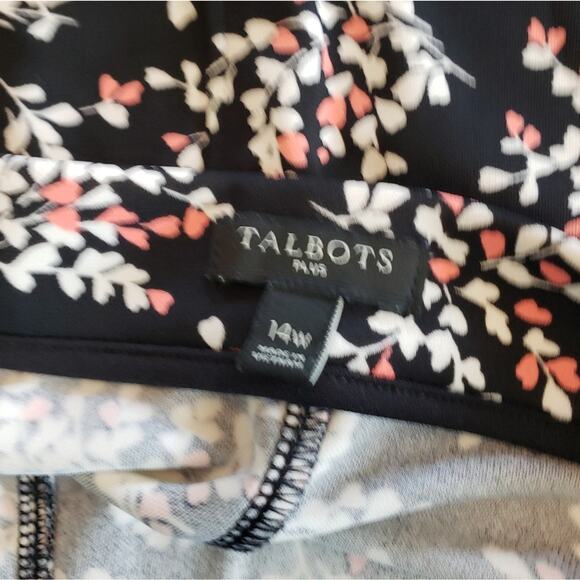 Talbot's‎ 14W midi skirt black and white - Picture 2 of 5